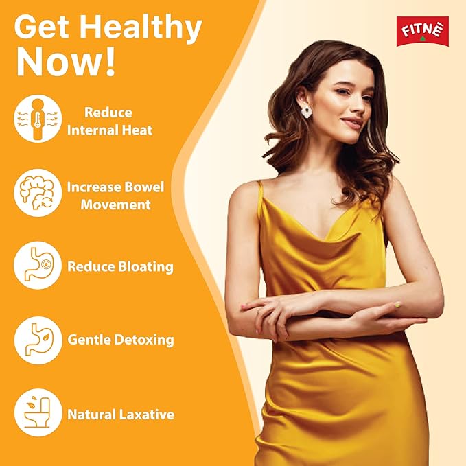 FITNE Chrysanthemum Herbal Tea Senna Infusion Smooth Mild Soothing Beverage Natural Gentle Detox Cleanse No Calories Caffeine Free, 60 Tea Bags