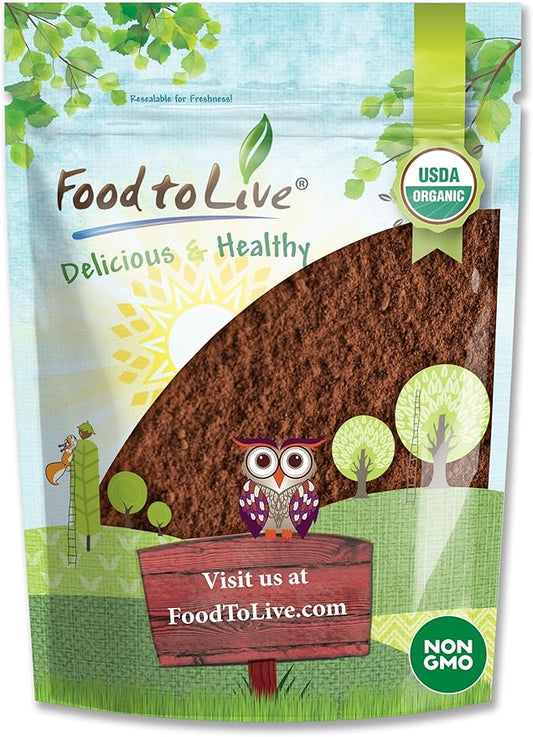 Food to Live Organic Chaga Mushroom Powder, 1 Pound – All Natural Vegan Superfood for Immunity and Holistic Wellness. Rich in Antioxidants and Nutrient-Packed. Non-GMO. 100% Pure. Kosher
